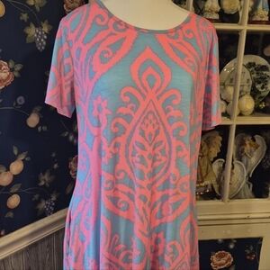 HEIMISH USA Pink and Blue Patterned Tunic